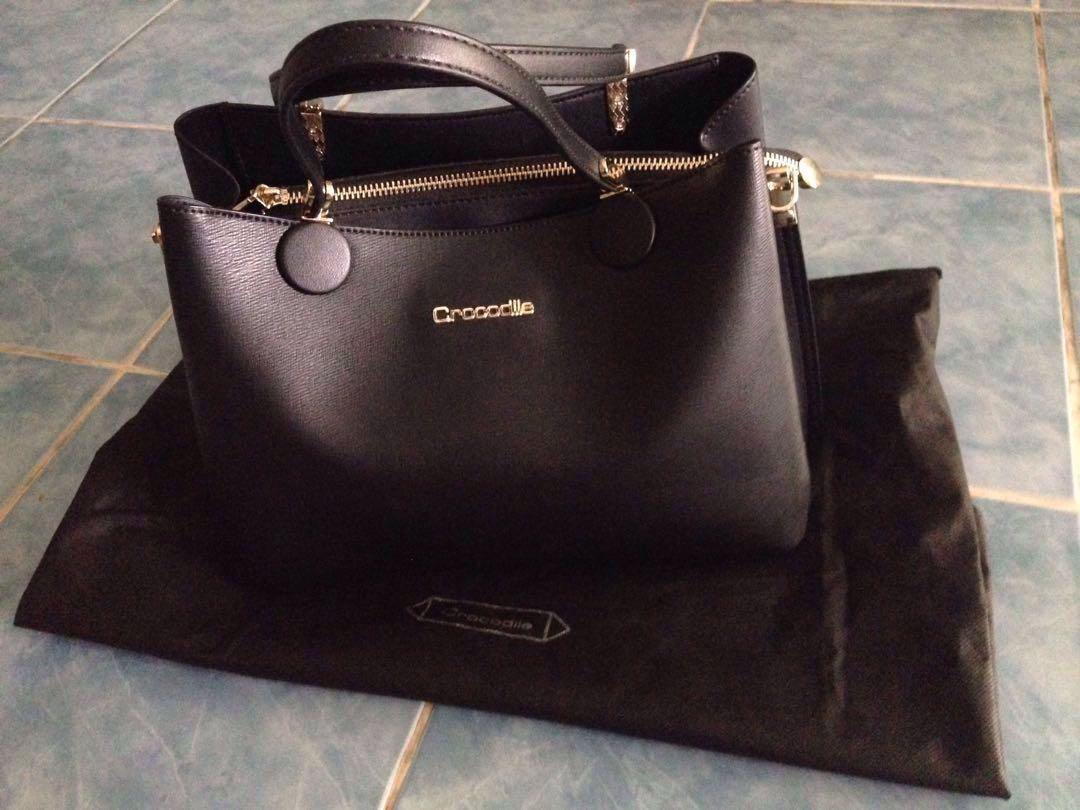 Handbag jenama crocodile sales