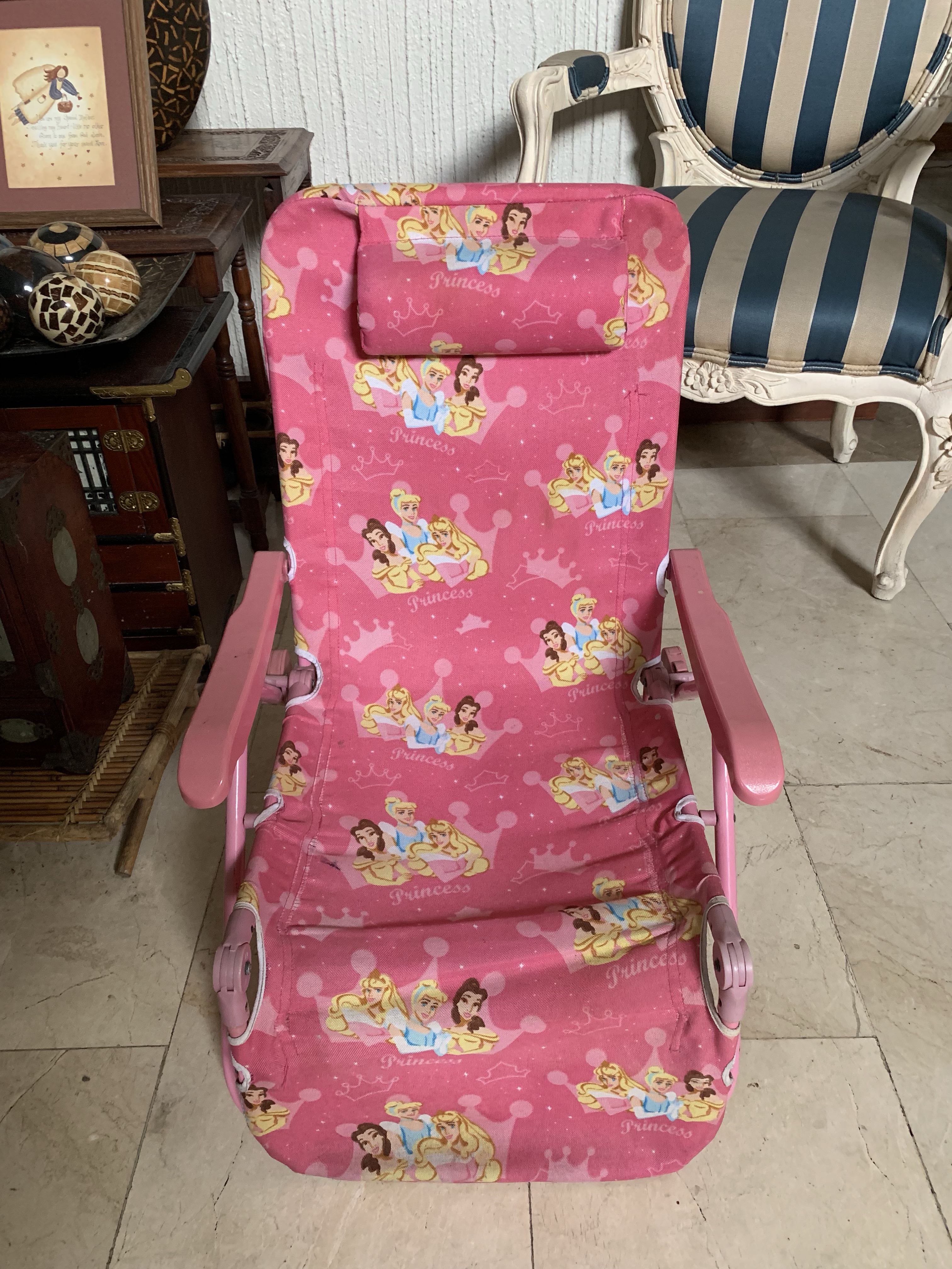 Disney Princess Folding Lounge Chair, Babies & Kids, Baby Nursery