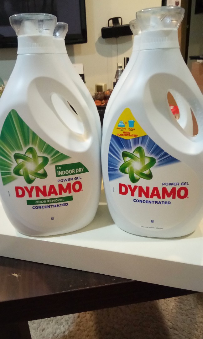 Dynamo stain removal power gel laundry detergent bottle, Furniture