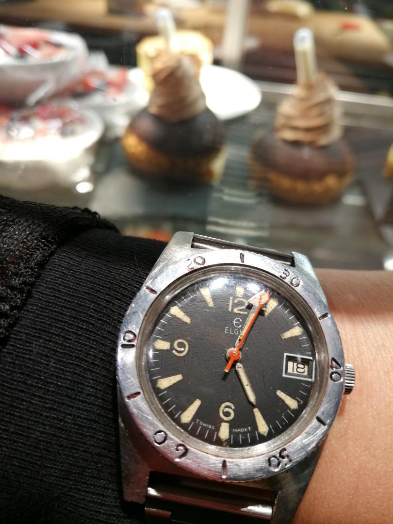 Vintage ELGIN Rolex 1655 Homage