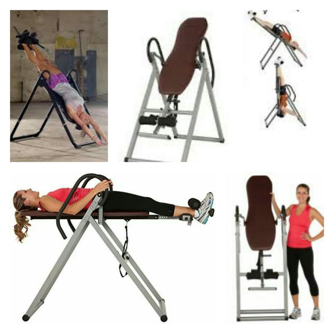 Exerpeutic Inversion Table with Comfort Foam Backrest