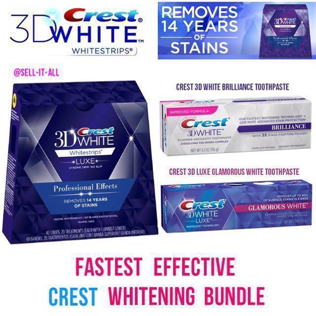 Fastest Teeth Whitening Combo Promotioncrest 3d White Whitestrips