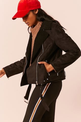 Forever 21 faux suede moto jacket clearance