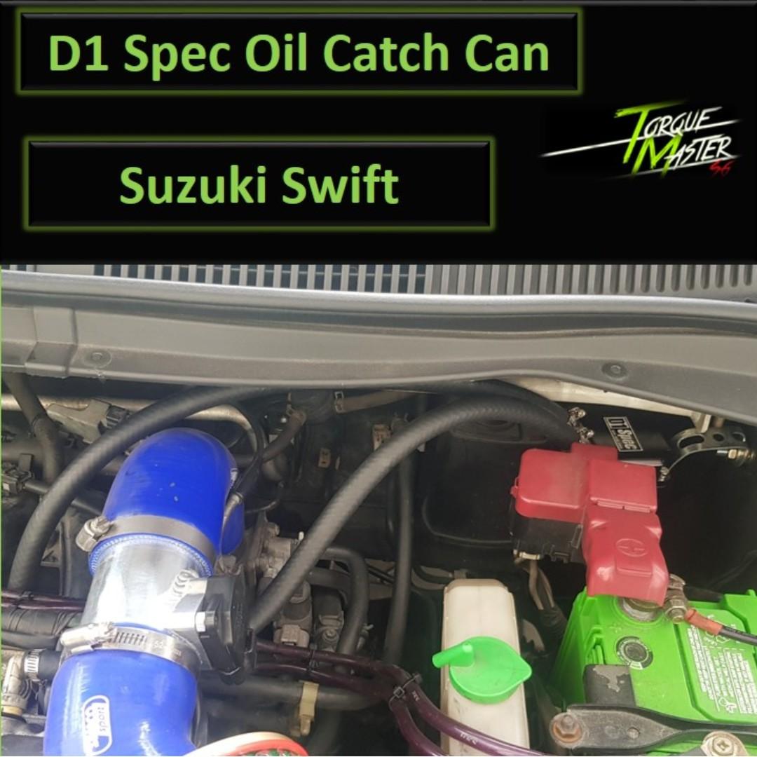 Special Offer ! D1 Spec Oil Catch Can with Upgraded hose and Installation.. (Category: Exterior Accessories) located in Singapore. Submitted by tm-sg (Listing ID 214017550, Image 3). Description: D1 Spec Oil Catch Can . Honda/Subaru/Mitsubishi/Suzuki and Many More! Red/Blue/Black . Labour Available . Suitable For All Kind Car Occ only $80 Occ w/Labour $130. Occ & Upgraded Fuel Hose w/ Installation @ $140 - $250 Offer Only For Selected car Models,