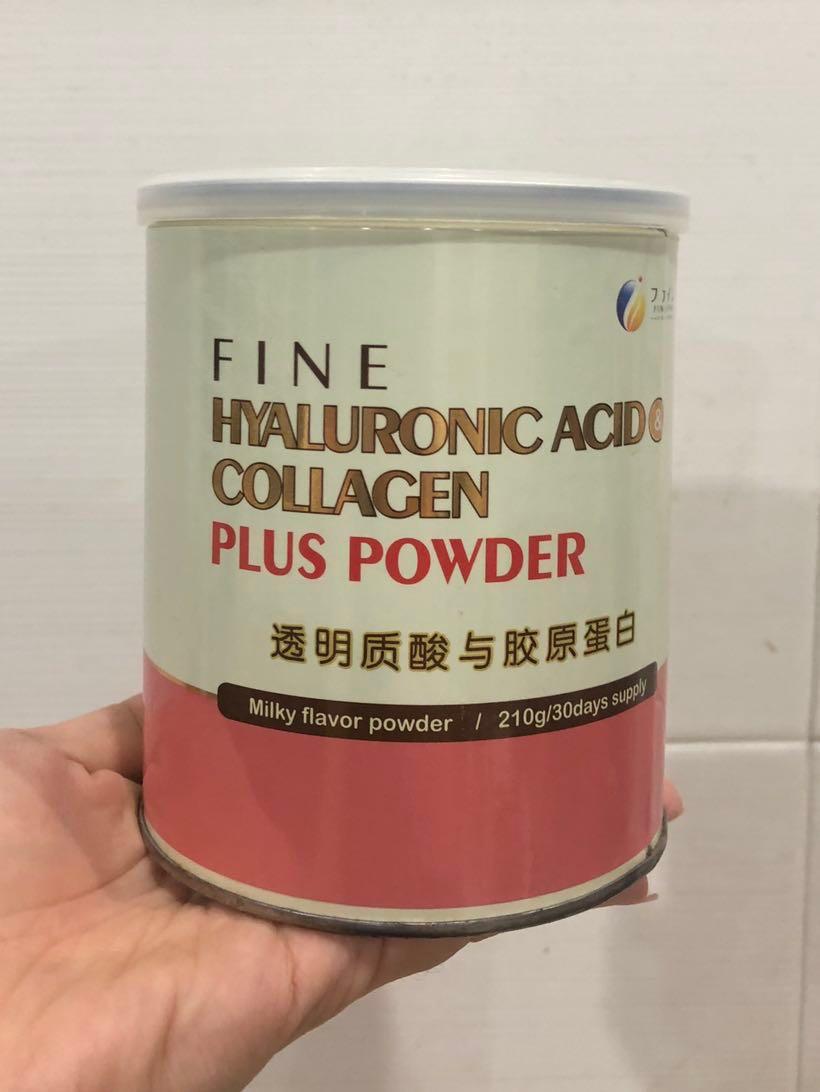 FINE Hyaluronic Acid & Collagen Plus Powder 210g BEAUTY50, Food