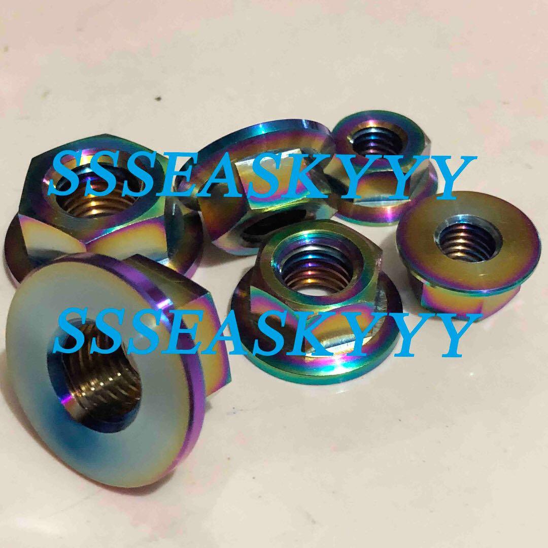 Flanged Titanium Nut Titanium Alloy Per Piece for eScooter eBike