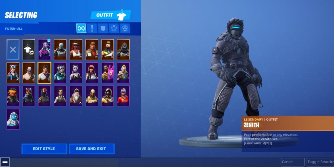 Fortnite Account Rare Season 1 Banner Galaxy Set S3 Emote Salute S4 S7 Umbrellas Toys Games Video Gaming In Game Products On Carousell - salute 69 roblox