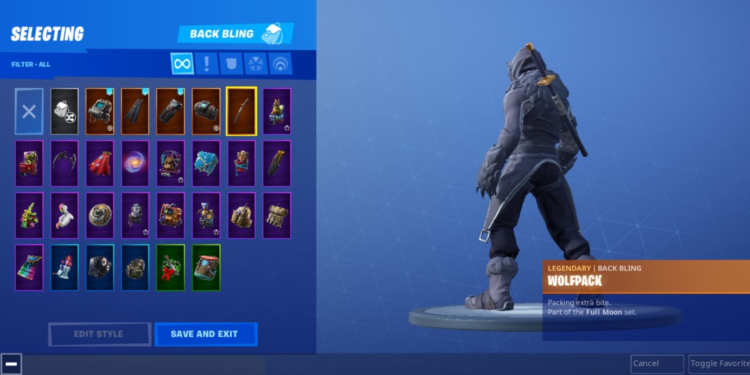 Fortnite Account Rare Season 1 Banner Galaxy Set S3 Emote Salute - share this listing