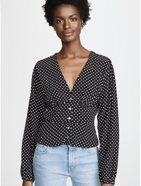 free people polka dot