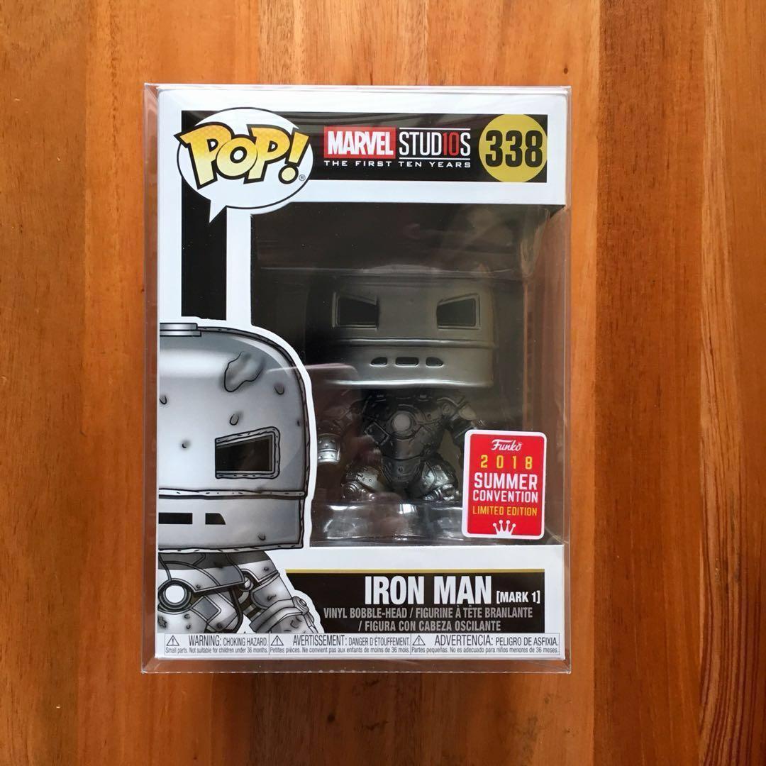 Vaulted Funko POP Iron Man Mark 1 SDCC Summer Convention 2018 Exclusive #338 