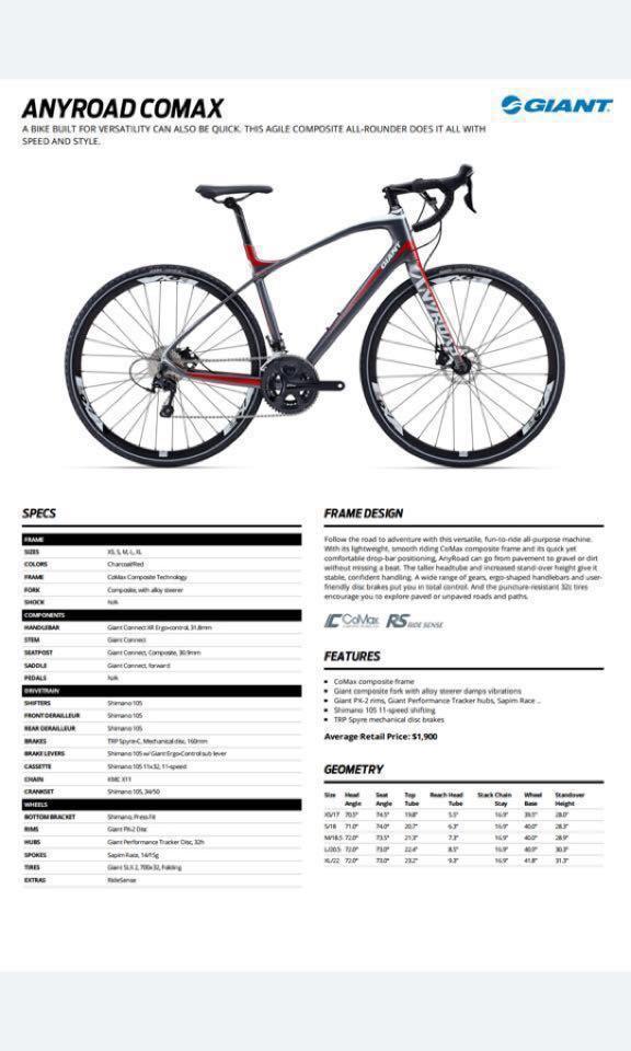 Giant anyroad clearance comax 2019