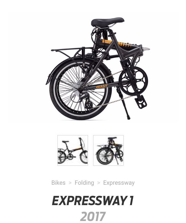 giant expressway folding bike