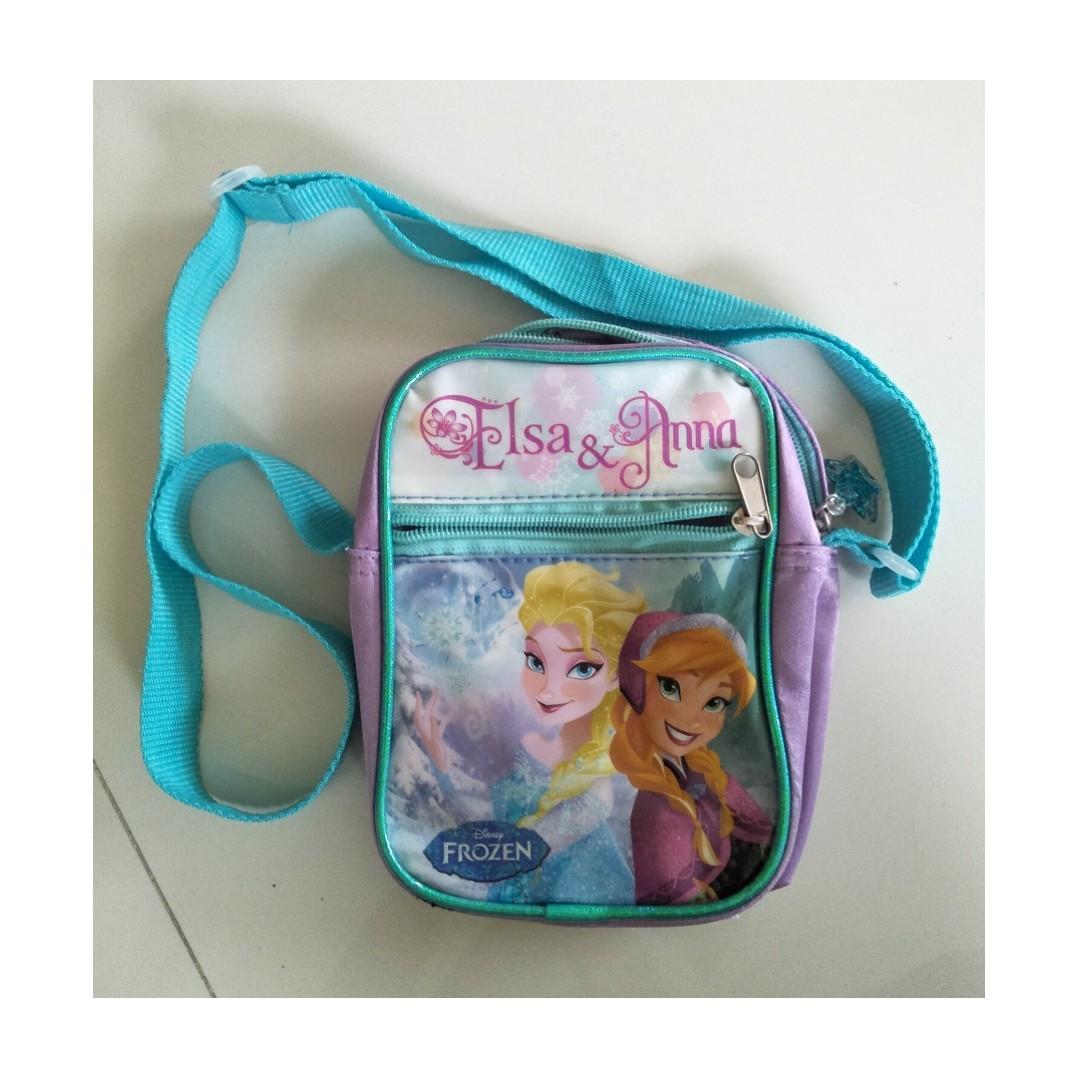frozen sling bag
