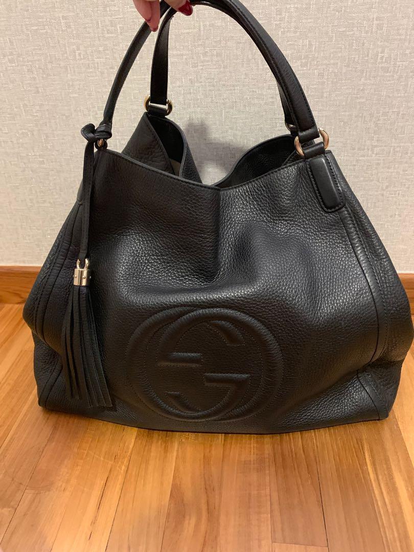 Gucci Soho Tote Bag, Luxury, Bags & Wallets on Carousell