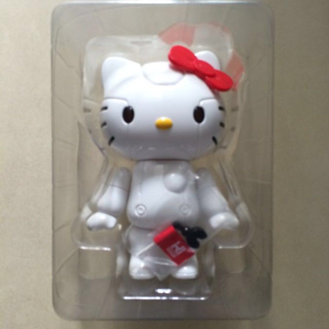 Hello Kitty Robot K (White) with Flag, Hobbies & Toys, Toys & Games on