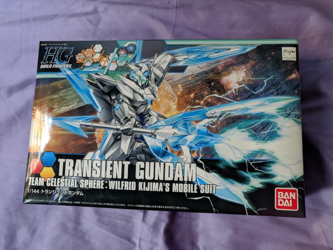 Gunpla 1/144 BANDAI Gundam HGBF Transient Gundam Team Celestial Sphere Wilfrid 