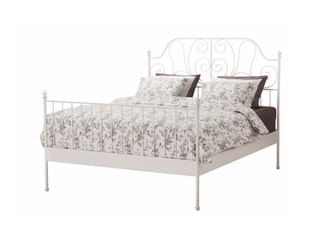 Ikea Queen Bed Frame Mattress Furniture Beds Mattresses On Carousell