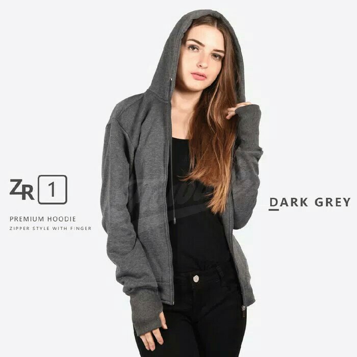 jaket hoodie zipper polos