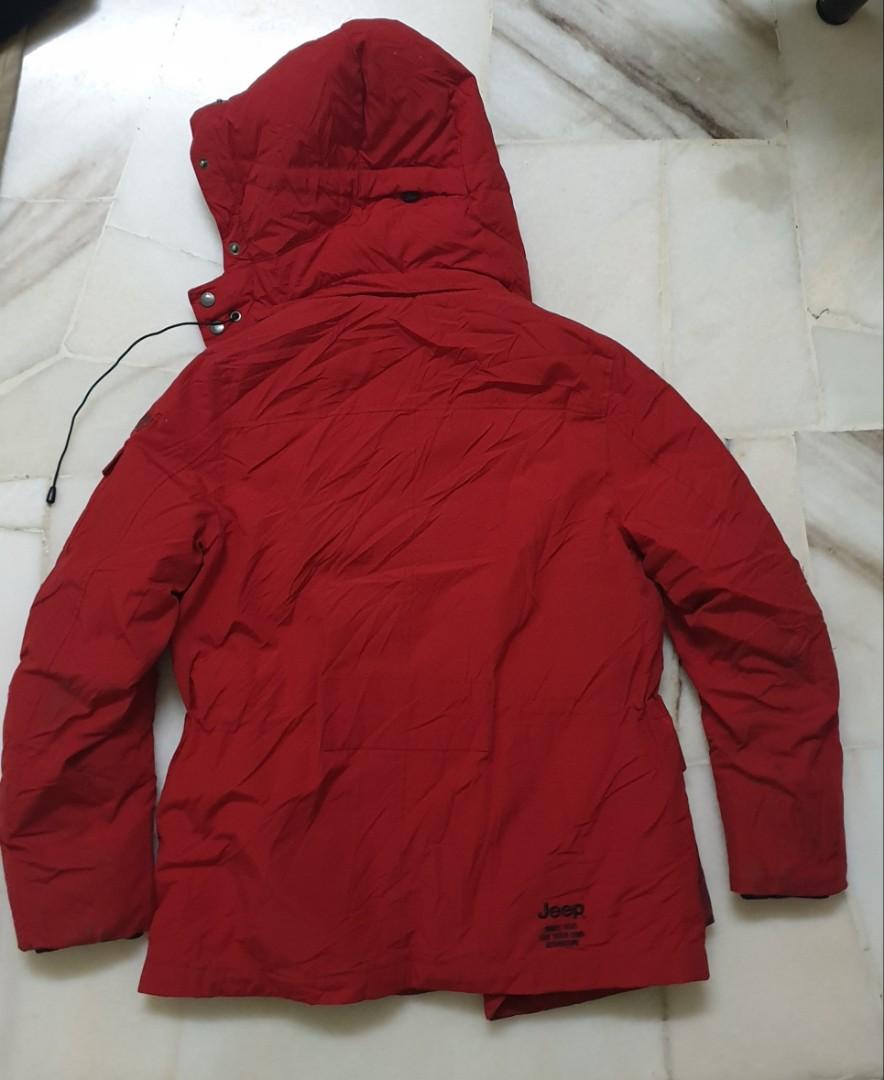 Jeep Winter Jacket Red Men s Fashion Coats Jackets and