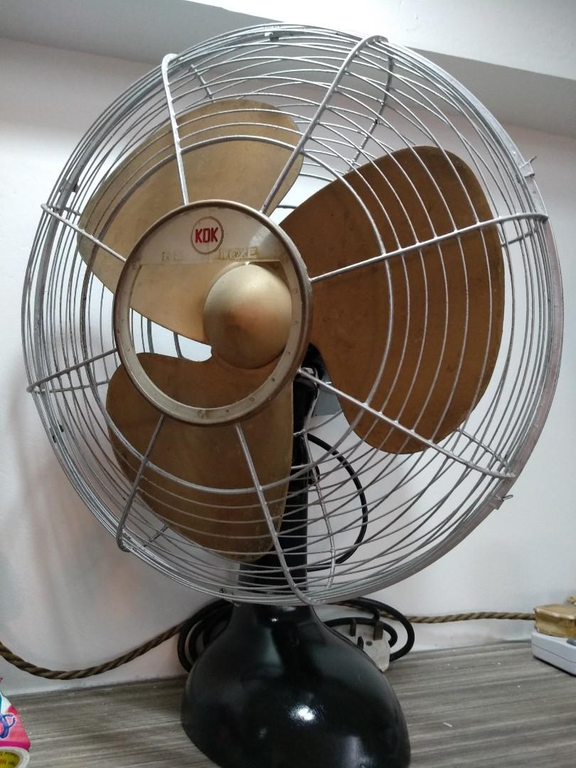 vintage table top fan