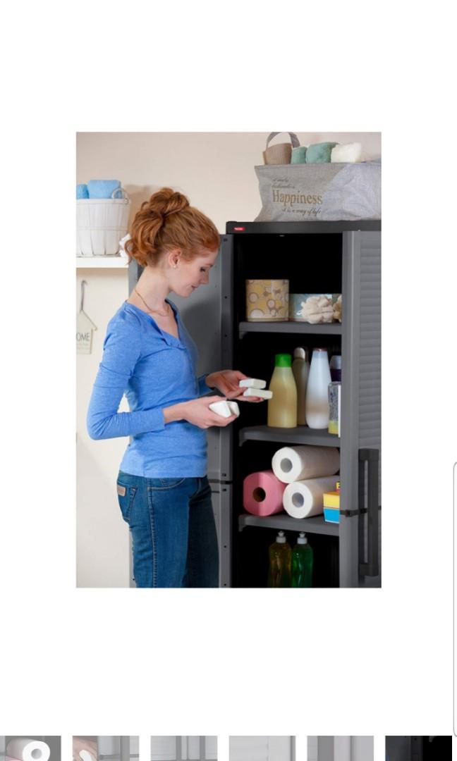 Keter Space Winner Tall Metro Storage Utility Indoor Outdoor