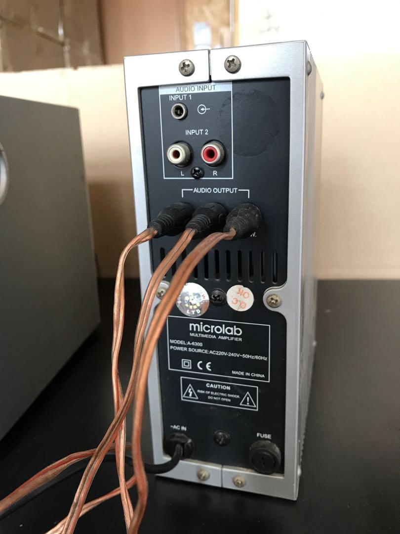 Loudspeakers (amplifier + subwoofer + 2 satellites), 音響器材, Soundbar、揚聲器