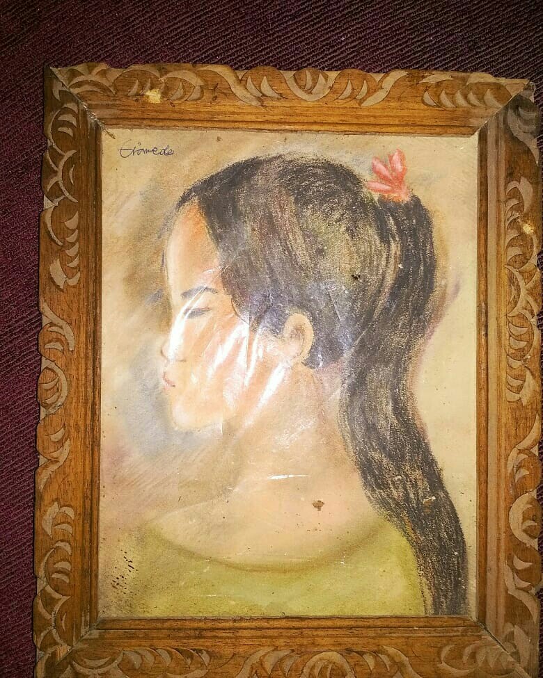 Lukisan Antik 60an Eimeda Antik Lainnya Di Carousell