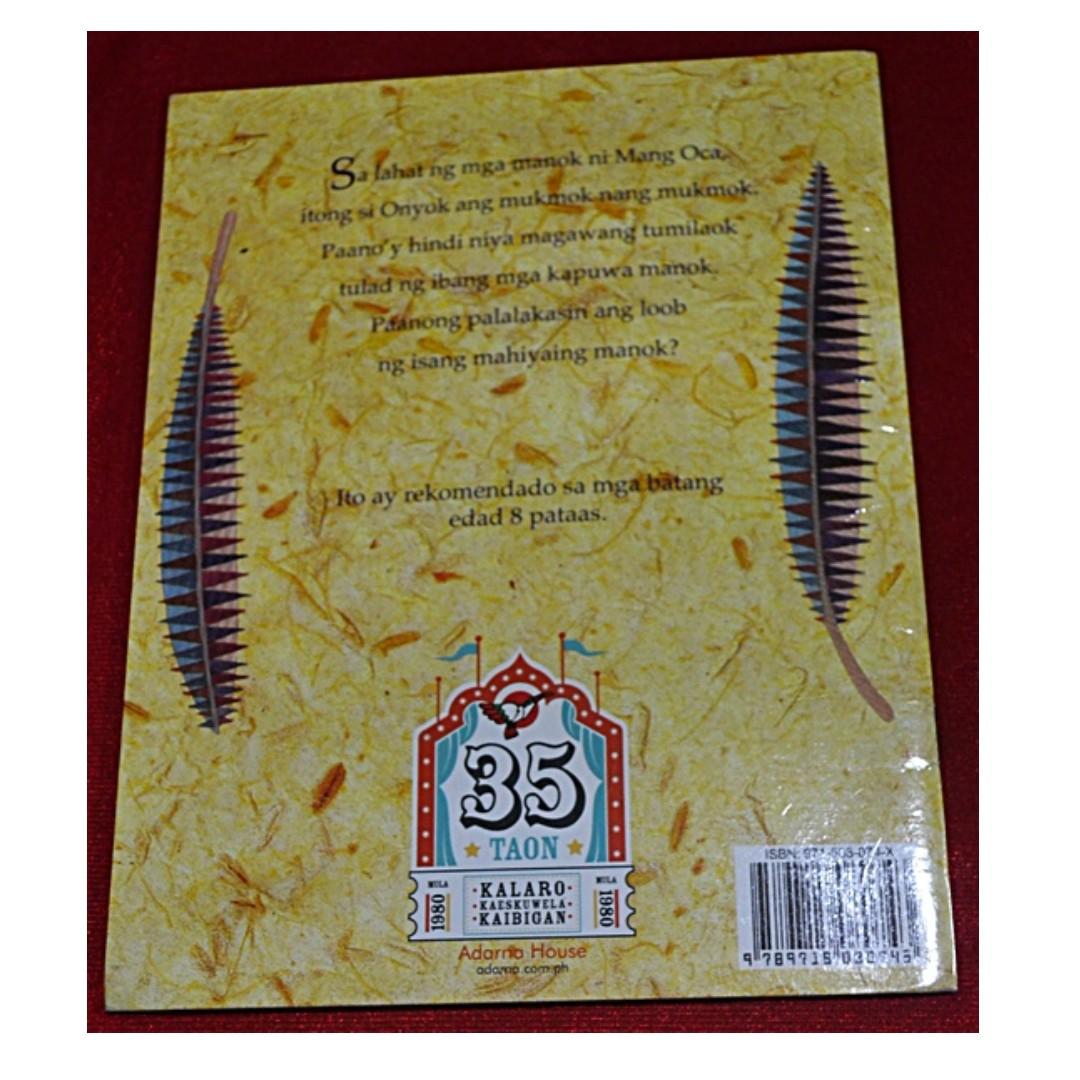 Ang Mahiyaing Manok (Category: Storybooks) located in Valenzuela. Submitted by anniepating (Listing ID 213999174, Image 2). Description: soft bound, glossy paper ❌ Meetups. ❌ Swaps. ❌ Low Ballers. ❌ Cancellations. ❌ Returns. - MOP: Bank deposit/ transfer. - RFS: decluttering - All sales are final..
