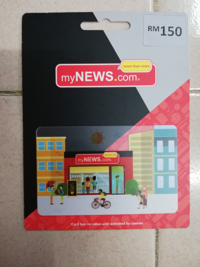 myNEWS.com Gift Card RM150, Tickets & Vouchers, Store Credits ...