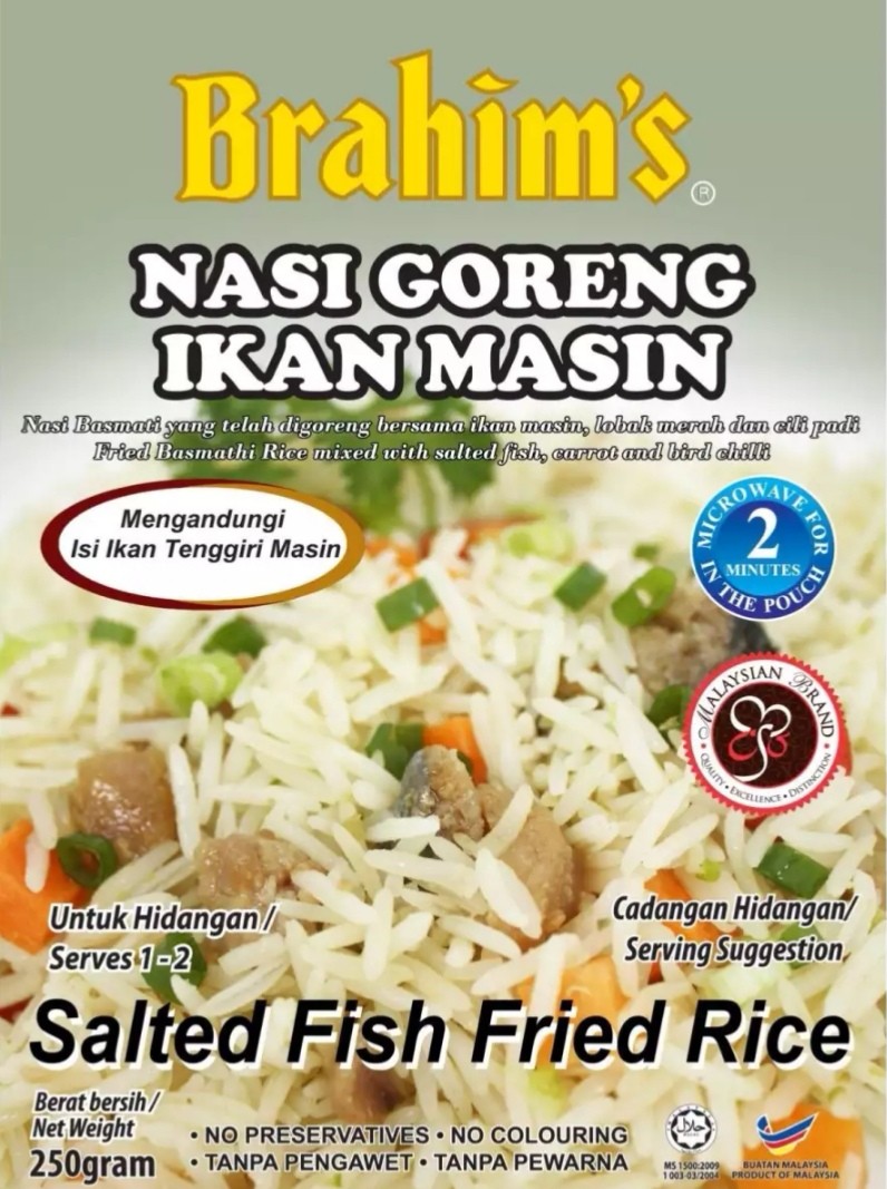 Nasi Goreng Ikan Masin Brahim Ready To Eat Food Drinks Chilled Frozen Food On Carousell