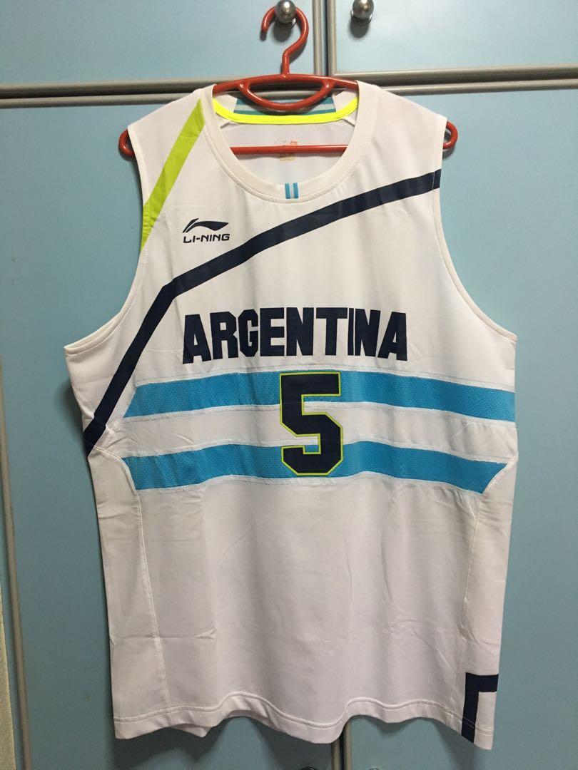 manu ginobili argentina basketball jersey