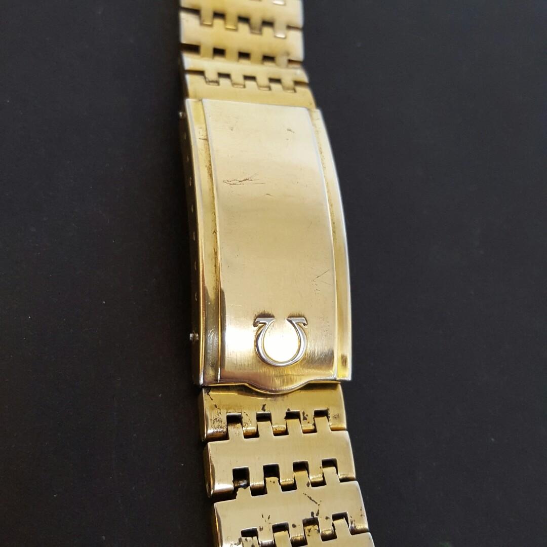 Omega Gold Plated Vintage Bracelet, Women's Fashion, Jewelry