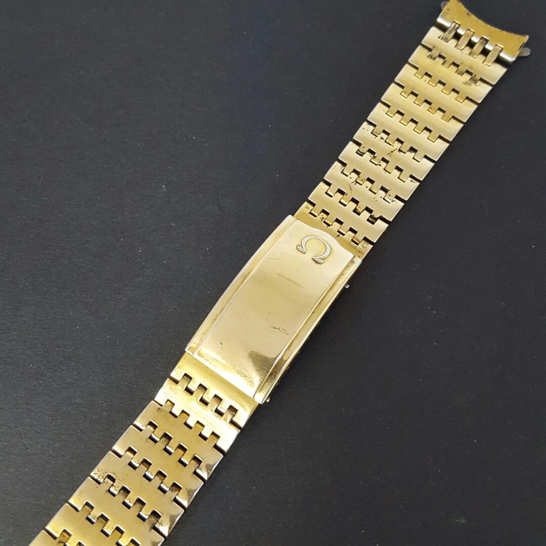 Omega Gold Plated Vintage Bracelet 