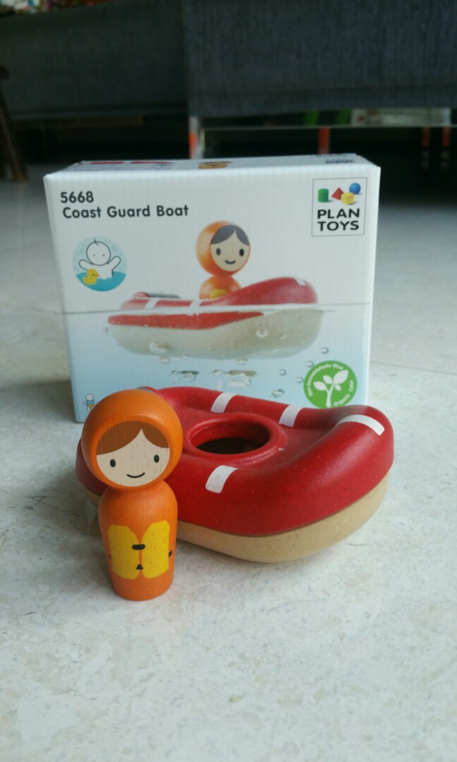 plan toys coast guard boat