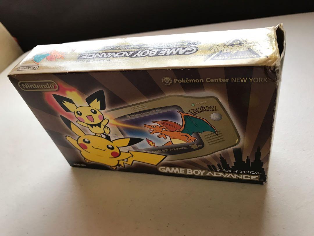 Nintendo Gameboy Advance GBA Pokemon Center New York LE Gold Open Box Japan  JP 4521329011103