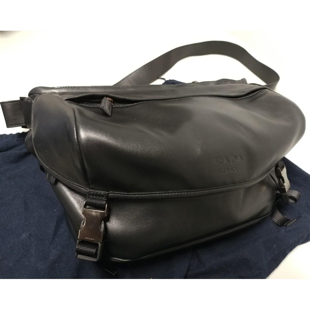 Prada Shoulder bag black soft calf VA0991