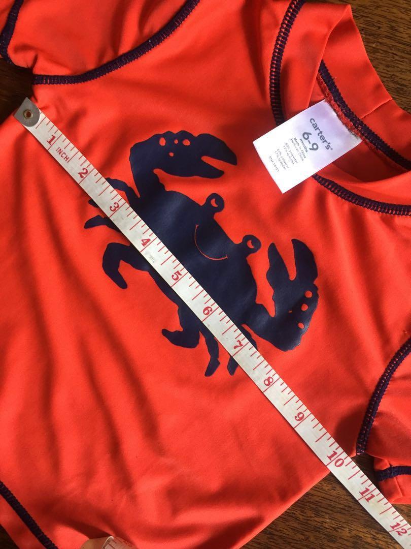 Preloved Carter’s rash guard and Charlie Banana’s swim diaper, Babies