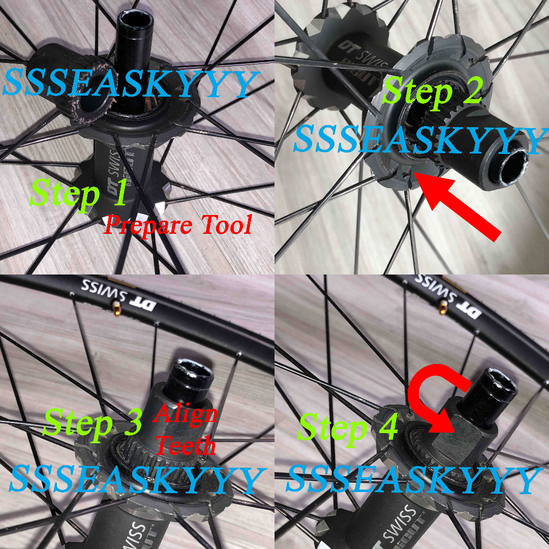 Ratchet Ring Removal and Installation Tools for DT Swiss 240s 340 350