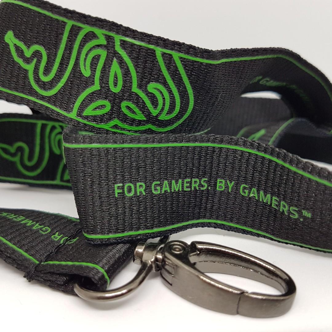 Official Razer Lanyard For Gamers By Gamers, Video Gaming, Gaming