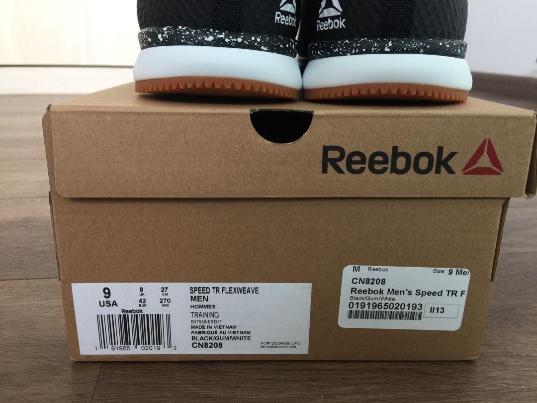 Reebok speed tr flexweave black gum best sale