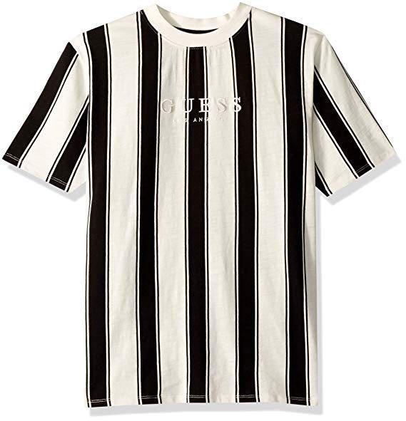Guess go walden striped tee Clearance