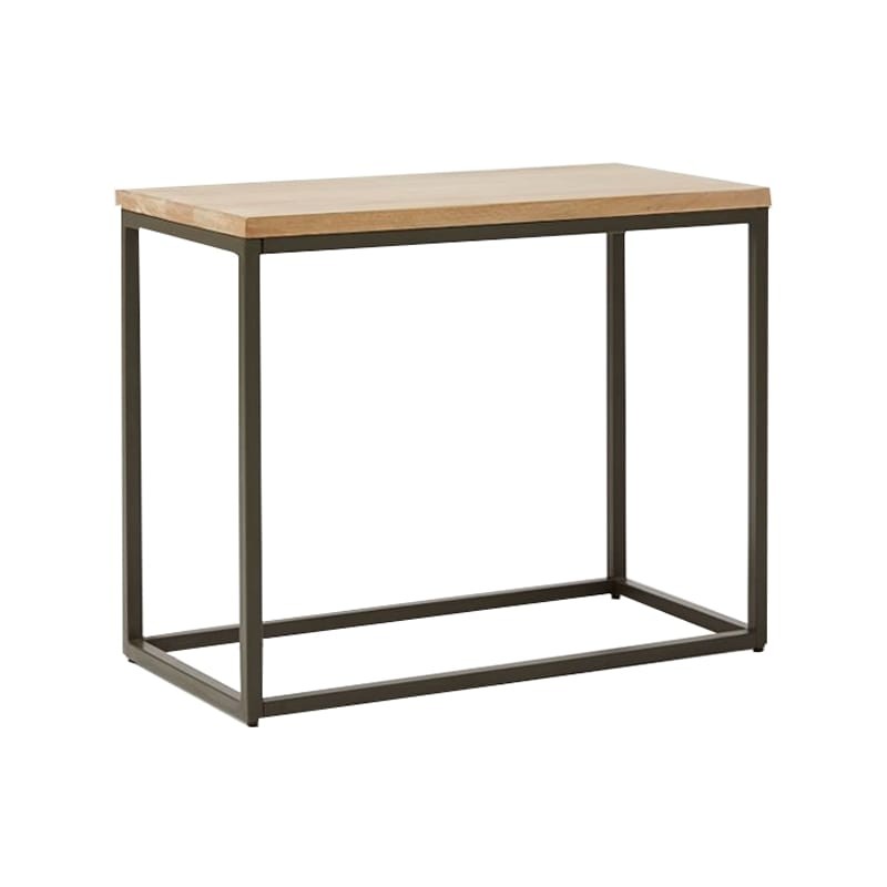 James Rustic Ultra Slim Wooden Side Table