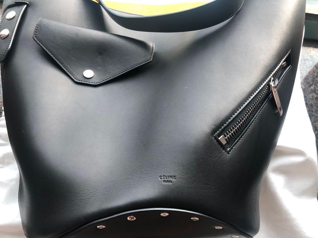 Celine biker bucket best sale bag