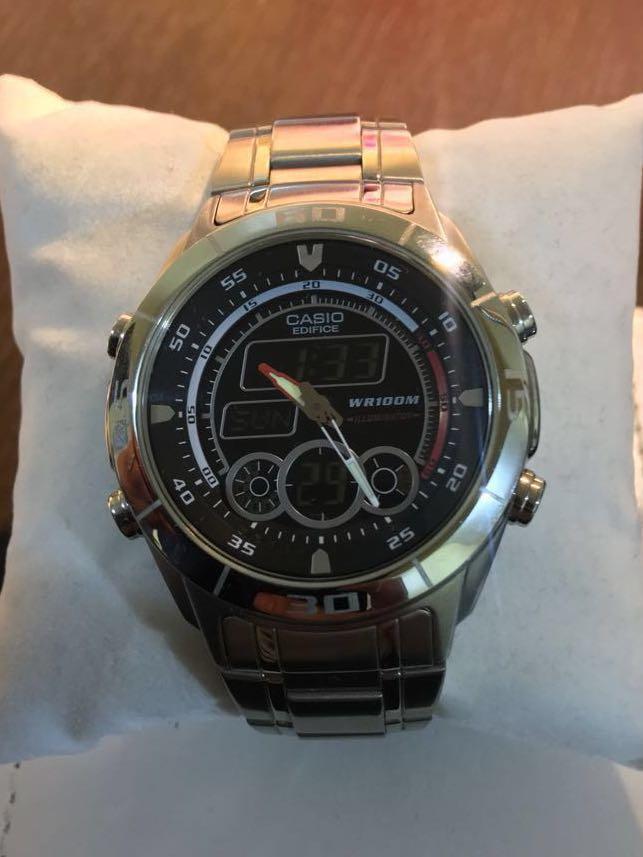 Casio edifice online wr100m illuminator