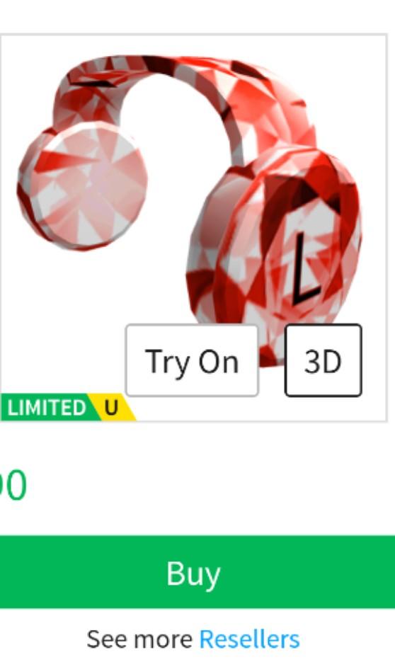Selling Wc Red Headphone Roblox Only Have 100copies Toys Games - red headphones roblox