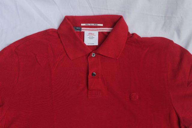 S.Oliver Polo Shirt (kaos baju kerah 