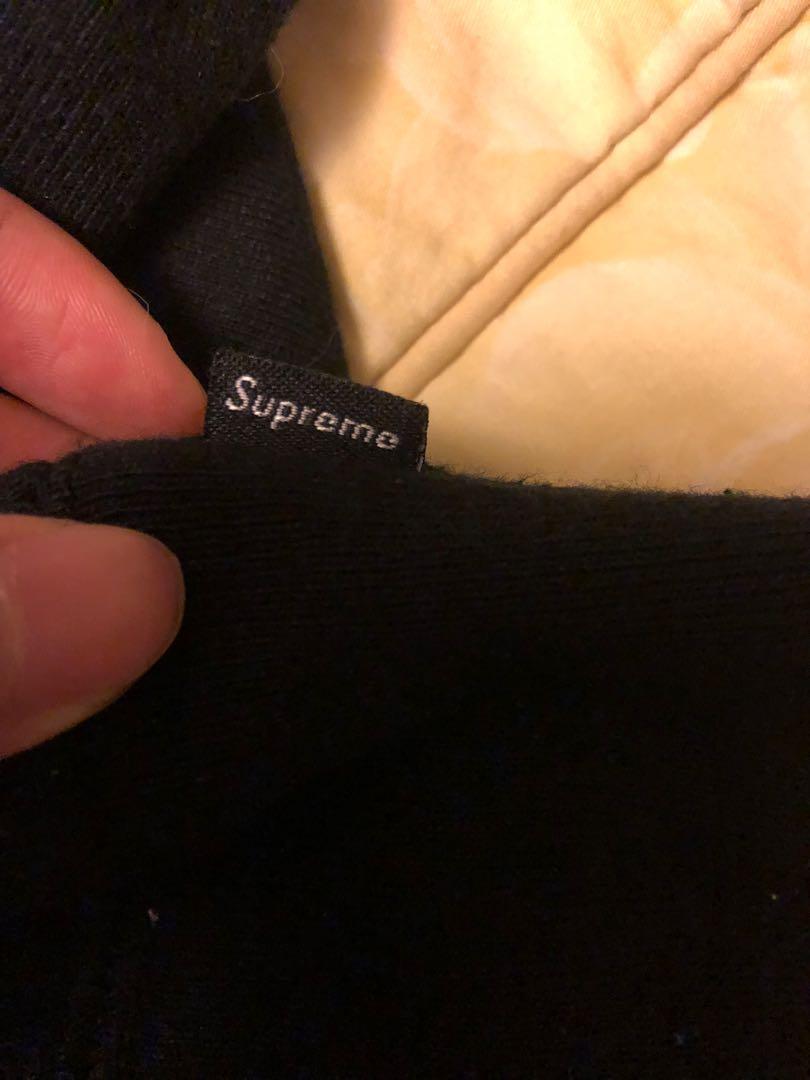 Trademark hooded outlet sweatshirt supreme