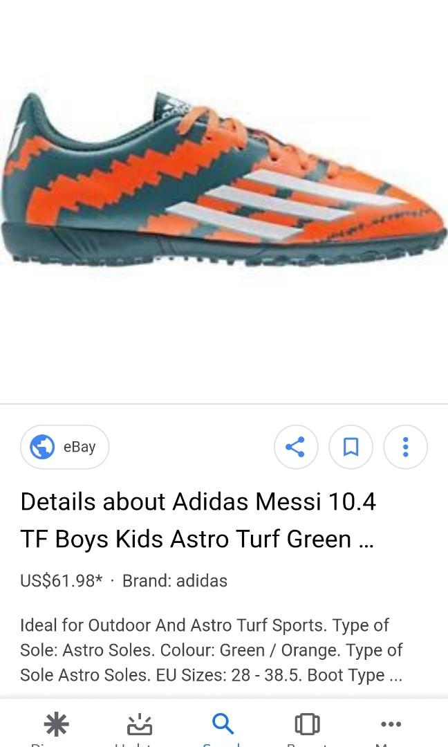 astro turf trainers size 4