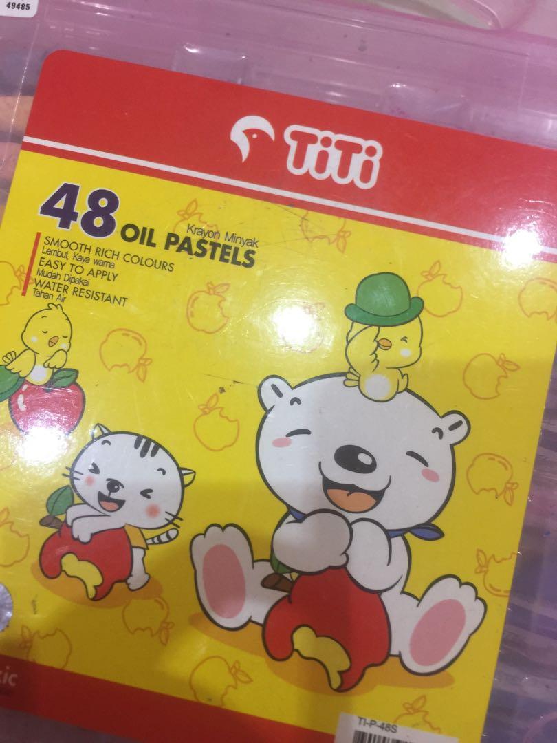 Titi Crayon Used Fabercastle Colour Pencil New Babies Kids
