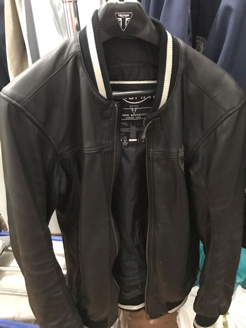 triumph steve mcqueen leather jacket